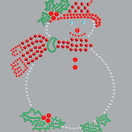 Snowman Outline - Women's T-shirt