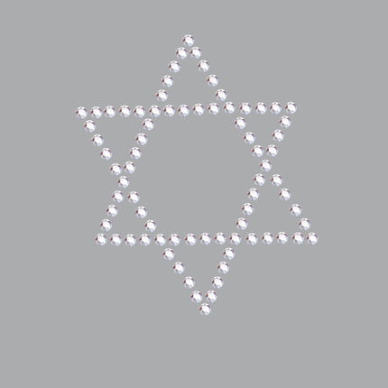 Star of David Small Rhinestud - Bandanna