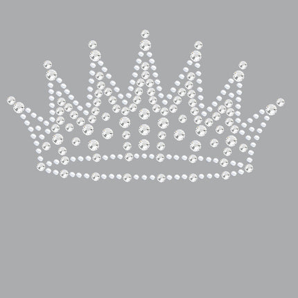 Crown 1 (Austrian crystal Rhinestones) - Women's T-shirt