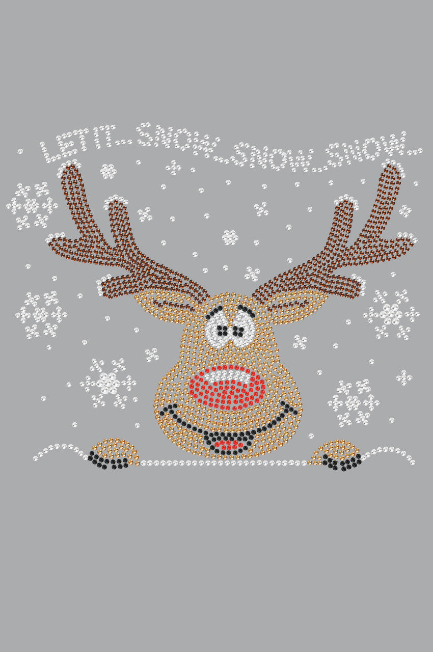 Let it Snow - Red Nose Reindeer - Bandana