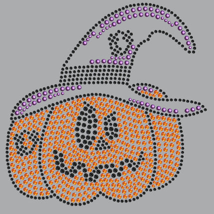 Jack O'Lantern with Hat - Women's T-shirt