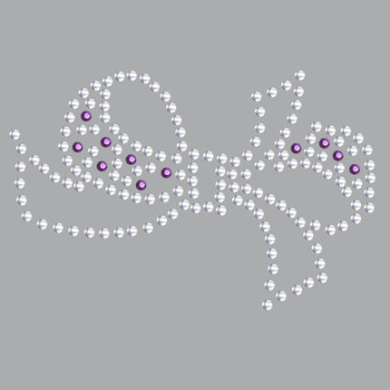 Bow (Purple & Silver) - Custom Tutu