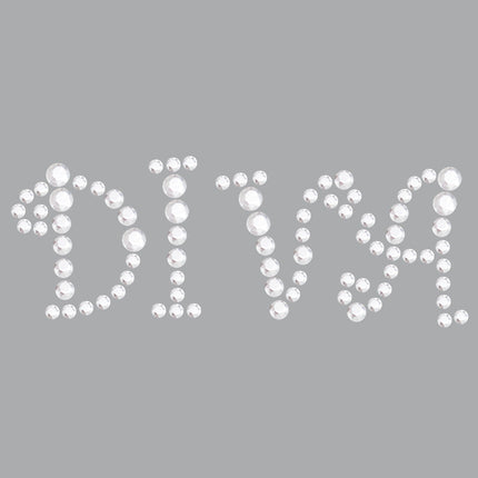 Diva (Silver Rhinestuds) - Bandanna