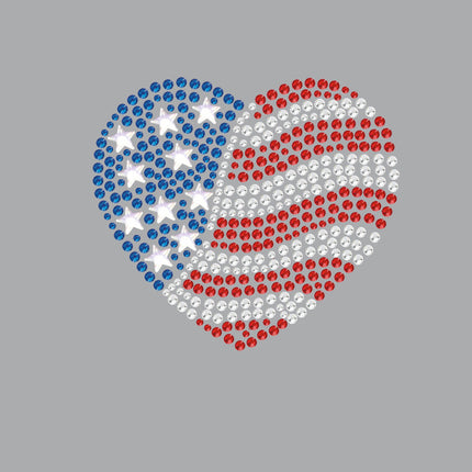 Patriotic Heart 2 Bandanna