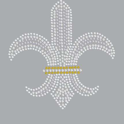 Fleur de Lis (Rhinestones & Nailheads) - Women's T-shirt