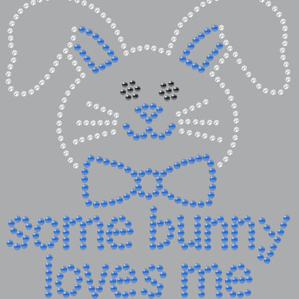 Some Bunny Loves Me (Blue) - Bandanna