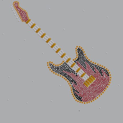 Guitar (Red & Gold) - Women's T-shirt