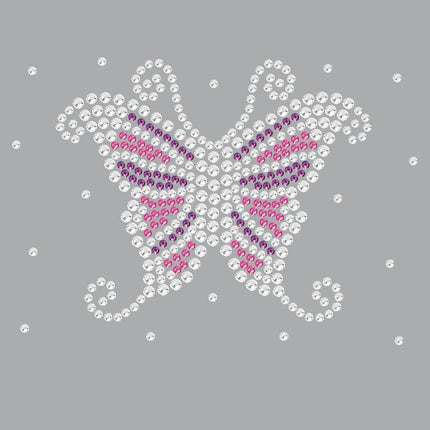 Pink & Purple Butterfly - Women's T-shirt