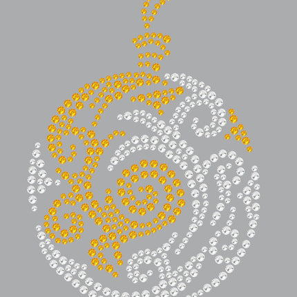 Gold & Silver Christmas Ornament - Bandana