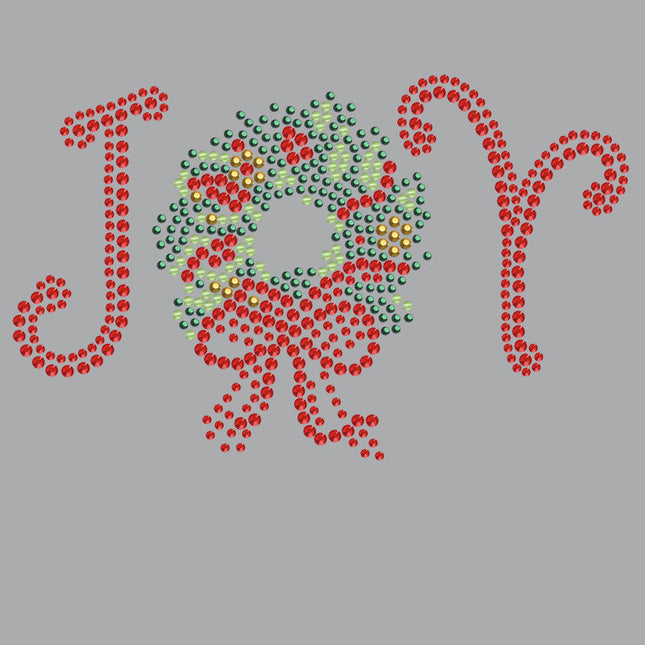 Joy Christmas Wreath - Women's T-shirt