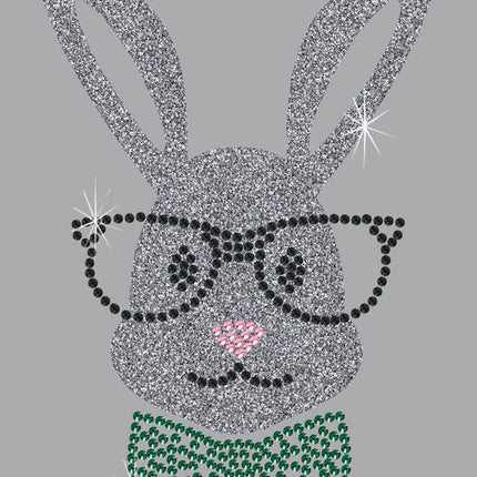 Bunny with Glasses and Bow Tie - Women's Tee