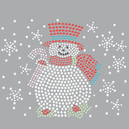 Snowman with Snowflakes - Bandana