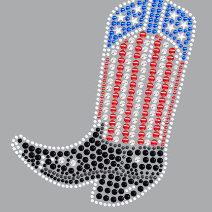 Boot (Red, White, & Blue) - Women's T-shirt