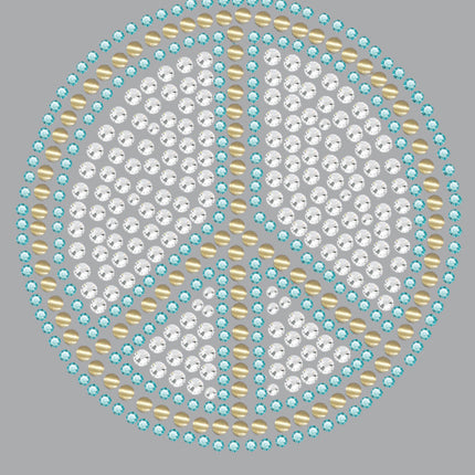 Peace Sign (Blue) - Bandanna