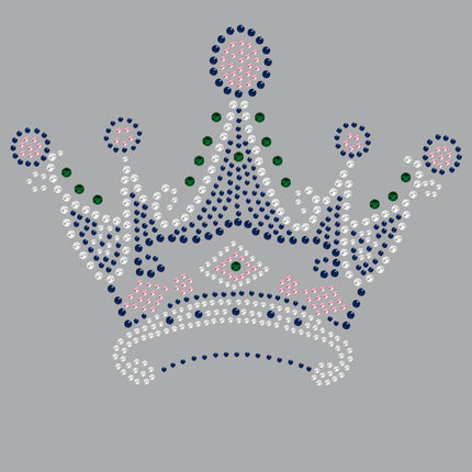 Crown 16 ( Clear, Blue, Green, & Pink)- Women's T-shirt