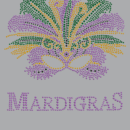 Madi Gras with Mask - Women's T-shirt