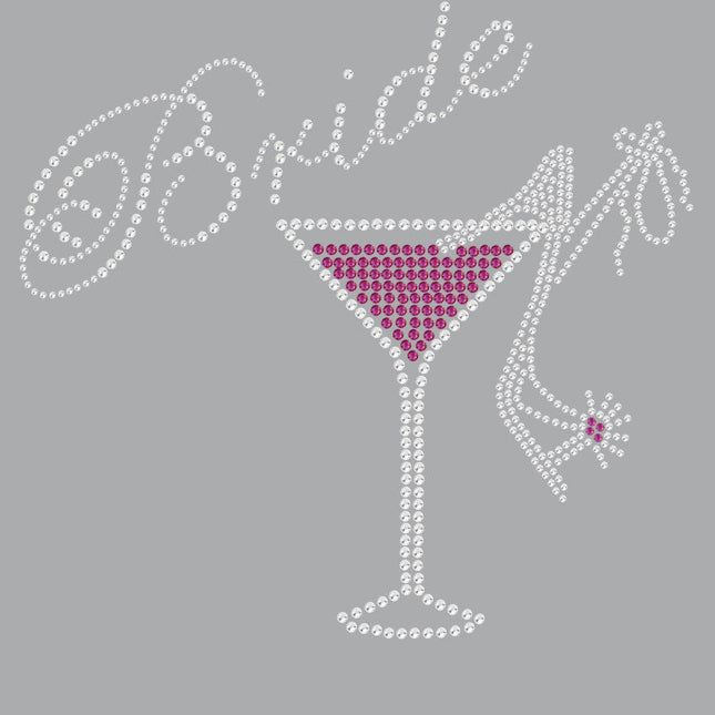 Bride with Drink & High Heel Shoe - Women's T-shirt