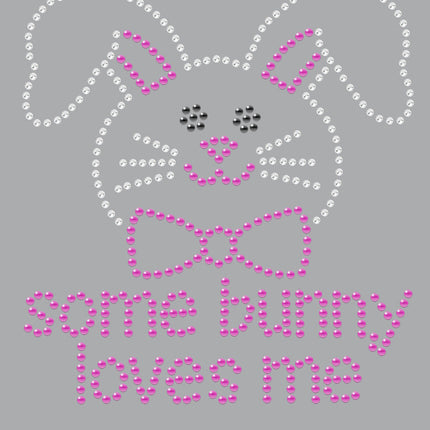 Some Bunny Loves Me (Pink) - Bandanna