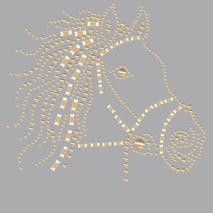 Horse Face (Gold) - Women's T-shirt