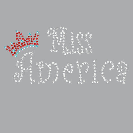 Miss America with Crown - Women's T-shirt