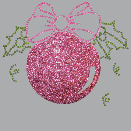 Pink Glitter Ornament - Bandana