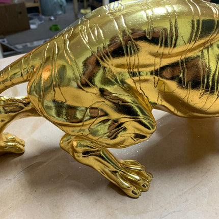 Golden Jaguar Sculpture