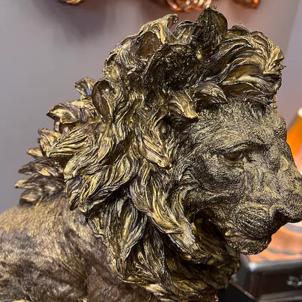 Golden Lion Statue