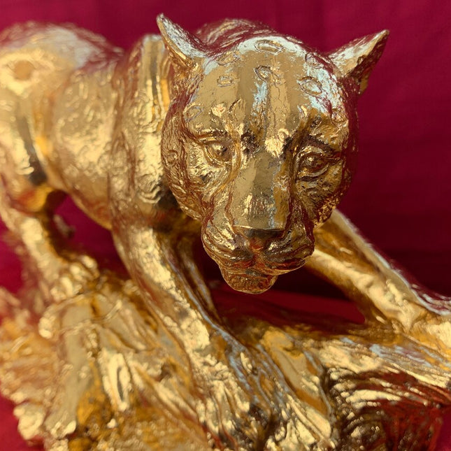 Golden Panther Statue