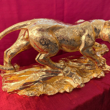 Golden Panther Statue