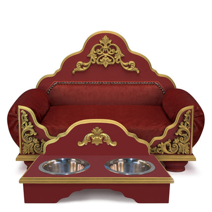 Grace Kelly: Luxury Dog Bed, Bordeaux