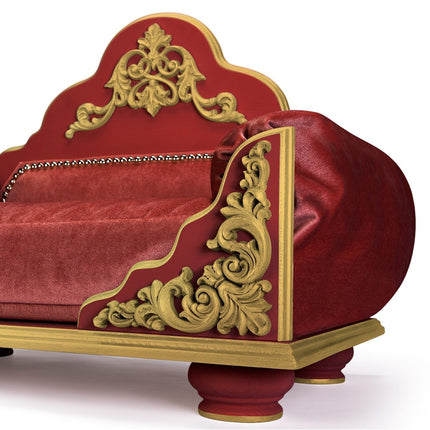 Grace Kelly: Luxury Dog Bed, Bordeaux