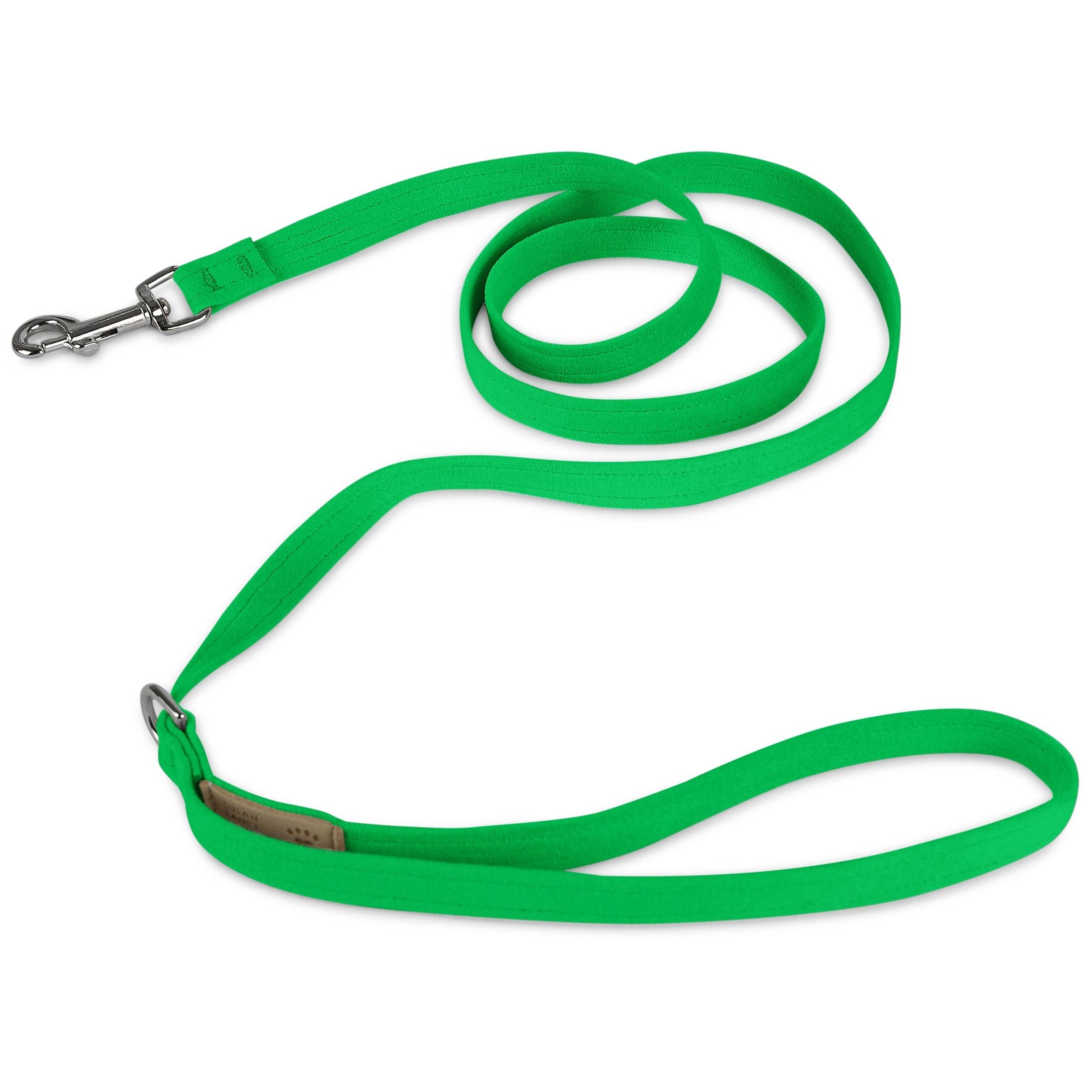 Green Solid Leash Green