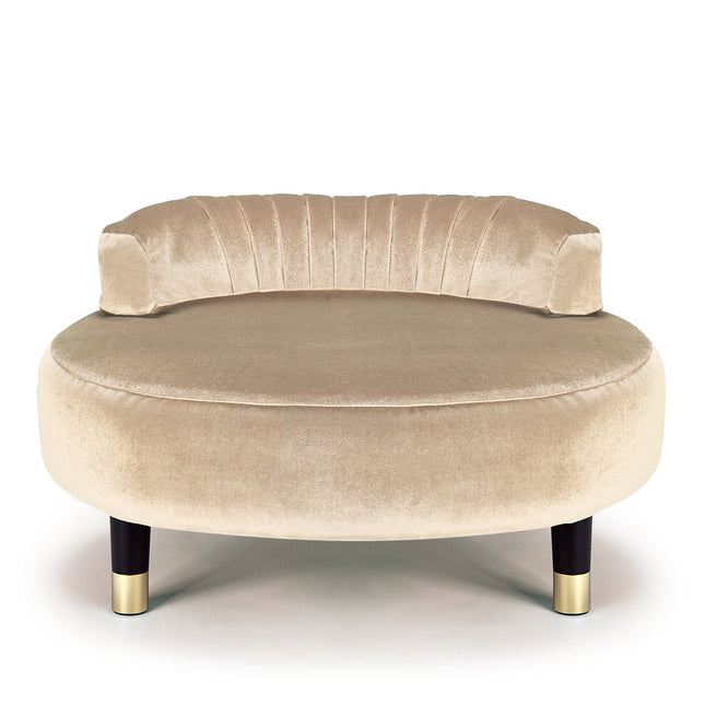 Greta Garbo Pet Bed in Beige