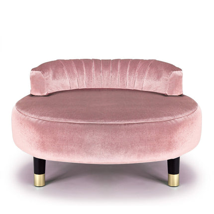 Greta Garbo Pet Bed in Powder Pink