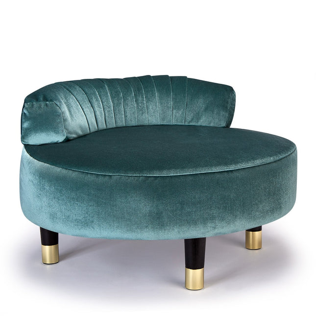 Greta Garbo Pet Bed in Turquoise