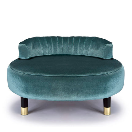 Greta Garbo Pet Bed in Turquoise