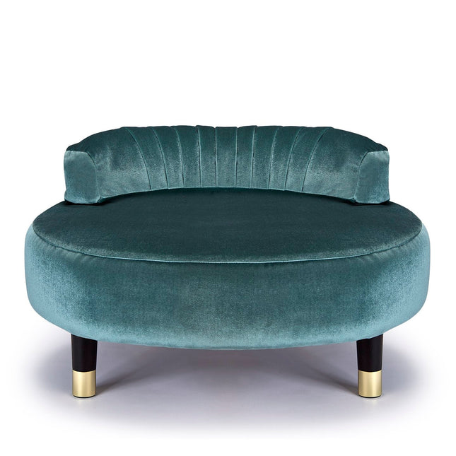 Greta Garbo Pet Bed in Turquoise