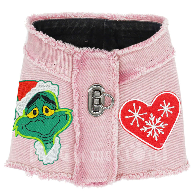 Grinch Denim Harness Vest