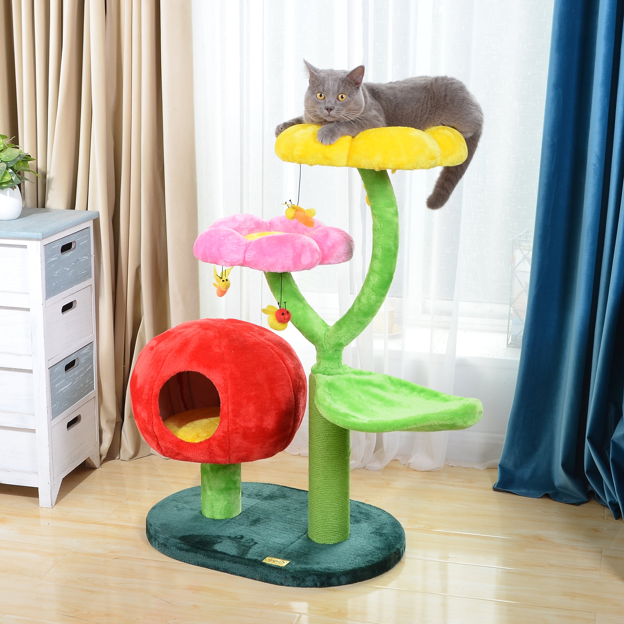 Gumdrop All-in-1 Whimsical Cat Tree and Condo