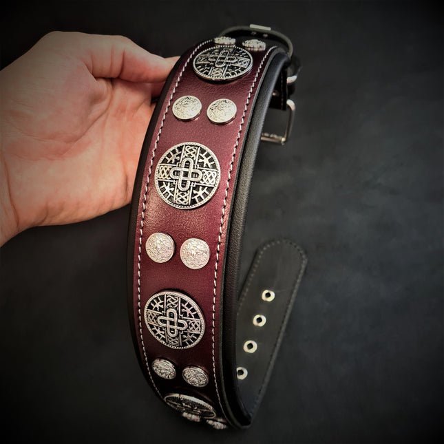 The "Hektor" Burgundy Collar LIMITED