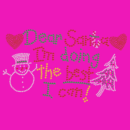 Dear Santa I'm Doing the Best I Can - Women's T-shirt