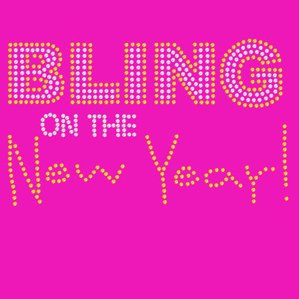 Bling on the New Year - Women's T-shirt