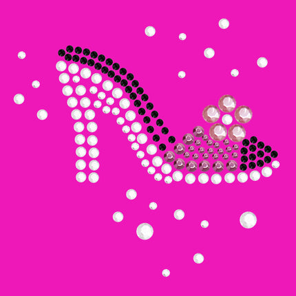 High Heel Shoe (Pink & Black) - Bandanna