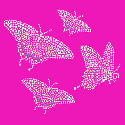 Pastel Butterflies - Women's T-shirt