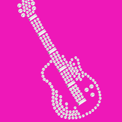 Guitar (Rhinestone) - Women's T-shirt