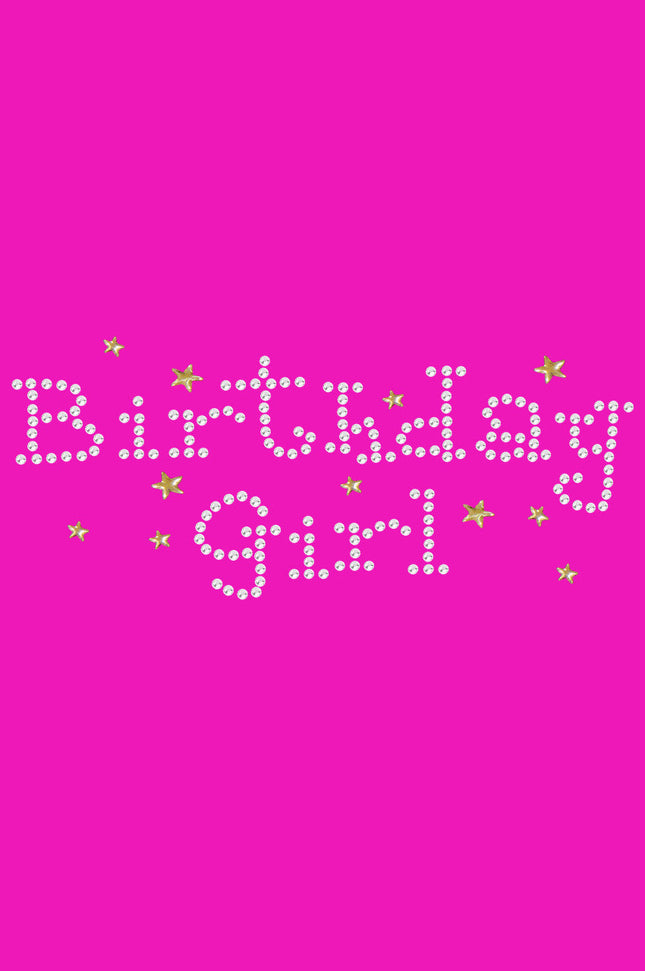 Birthday Girl with Stars - Women's T-shirt