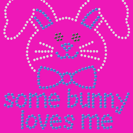 Some Bunny Loves Me - Blue - Women's T-shirt