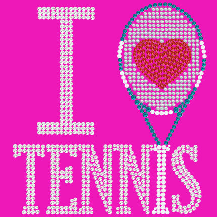 I Love Tennis - Women's Tee