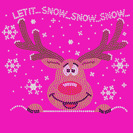 Let it Snow - Red Nose Reindeer - Bandana