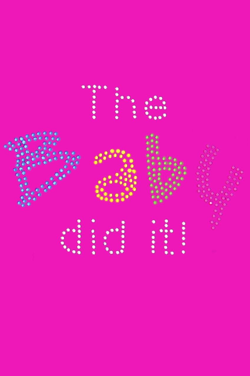 The Baby Did It - Bandanna Hot Pink